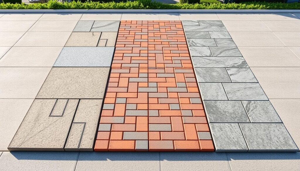 A meticulously detailed comparative cost analysis of paving materials across the major regions of Gauteng, South Africa. Featuring a crisp, top-down perspective showcasing the varied textures and colors of concrete, brick, and stone pavers. Bright, even natural lighting illuminates the distinct patterns and price points for each material, allowing for a clear and comprehensive visual comparison. The scene depicts a clean, minimalist background, with just enough context to ground the image within a typical urban landscape, such as a subtle cityscape or greenery in the distance. The overall tone is informative and analytical, inviting the viewer to study the intricate cost data presented through this visually striking and meticulously crafted illustration. A meticulously detailed comparative cost analysis of paving materials across the major regions of Gauteng, South Africa. Featuring a crisp, top-down perspective showcasing the varied textures and colors of concrete, brick, and stone pavers. Bright, even natural lighting illuminates the distinct patterns and price points for each material, allowing for a clear and comprehensive visual comparison. The scene depicts a clean, minimalist background, with just enough context to ground the image within a typical urban landscape, such as a subtle cityscape or greenery in the distance. The overall tone is informative and analytical, inviting the viewer to study the intricate cost data presented through this visually striking and meticulously crafted illustration.
