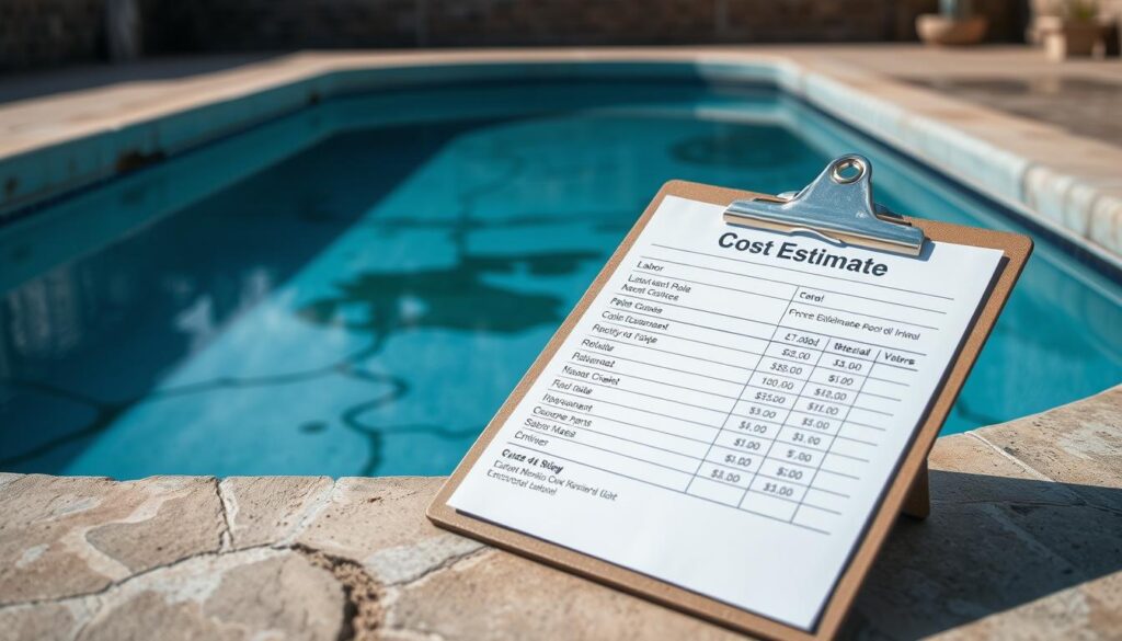 gunite pool repair cost