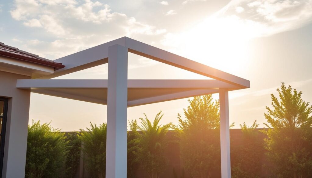 A sleek, modern shadeport structure stands prominently in the foreground, its clean lines and minimalist design reflecting the expertise of Pretoria's shadeport professionals. In the middle ground, a lush, verdant garden frames the shadeport, adding a touch of natural elegance. The background features a sun-dappled sky, casting a warm, golden glow over the entire scene, evoking a sense of tranquility and comfort. The overall composition suggests the thoughtful planning and precision required to create an exceptional shadeport solution tailored to the unique needs of Pretoria homeowners. A sleek, modern shadeport structure stands prominently in the foreground, its clean lines and minimalist design reflecting the expertise of Pretoria's shadeport professionals. In the middle ground, a lush, verdant garden frames the shadeport, adding a touch of natural elegance. The background features a sun-dappled sky, casting a warm, golden glow over the entire scene, evoking a sense of tranquility and comfort. The overall composition suggests the thoughtful planning and precision required to create an exceptional shadeport solution tailored to the unique needs of Pretoria homeowners.